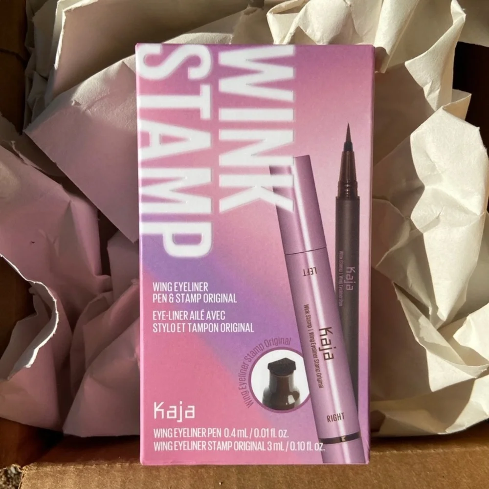 New Kaja Wink Stamp Original Waterproof Wing Eyeliner Stamp & Pen